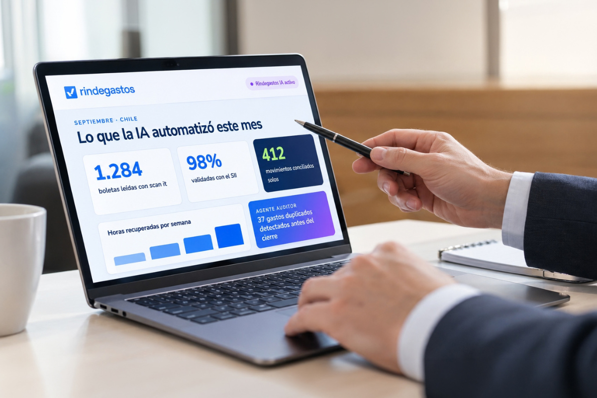 IA en finanzas corporativas: qué automatiza en empresas chilenas