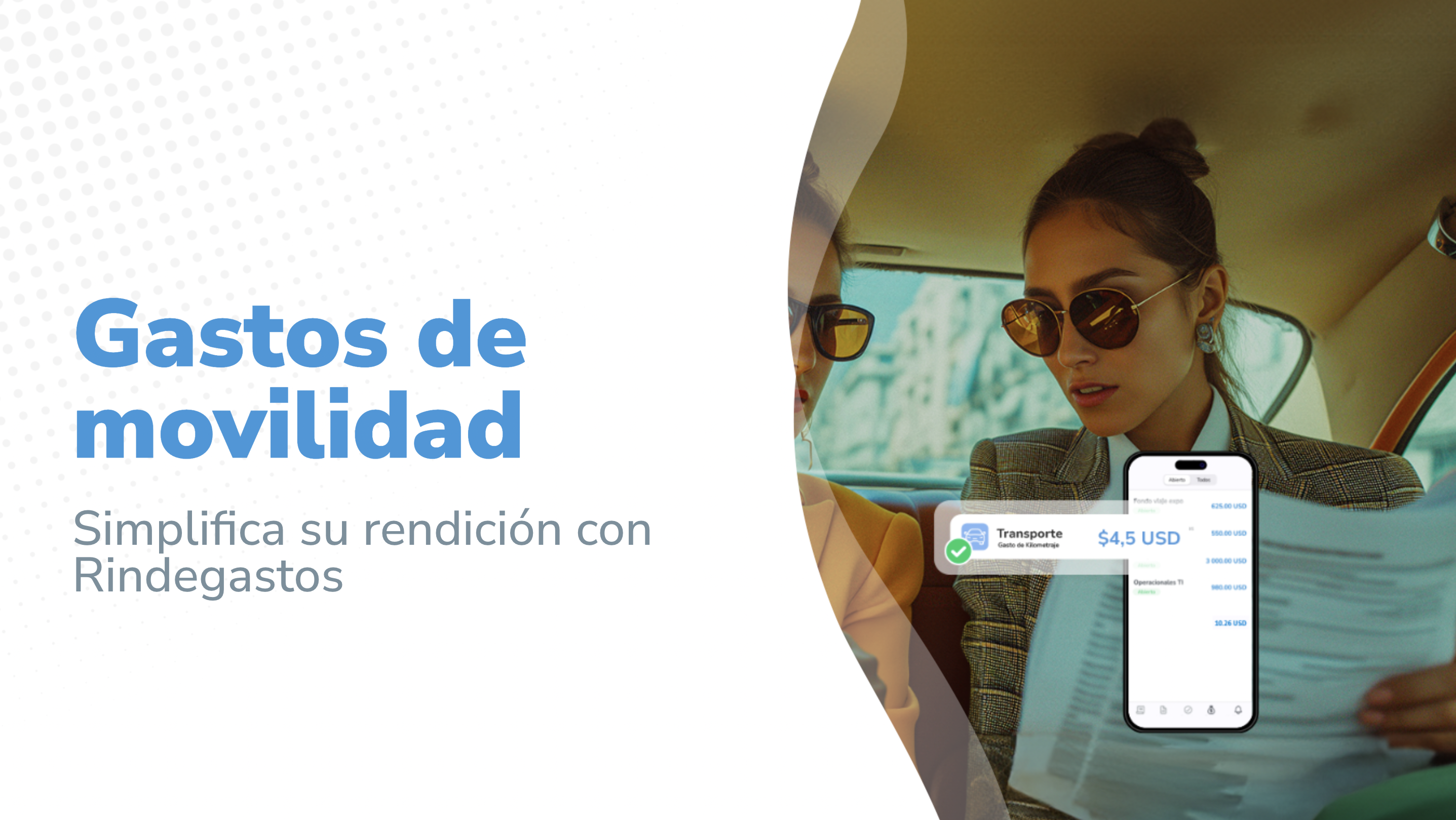 Simplifica la rendición de gastos de movilidad