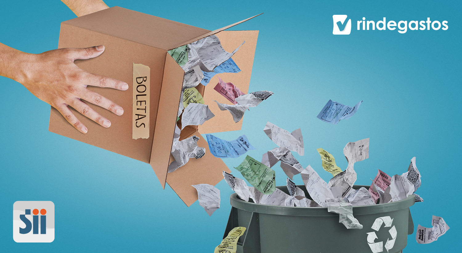 Rendiciones de gastos: ¡Botá las boletas de papel en Chile!