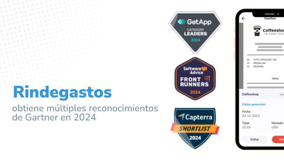 Rindegastos obtiene múltiples reconocimientos de Gartner en 2024