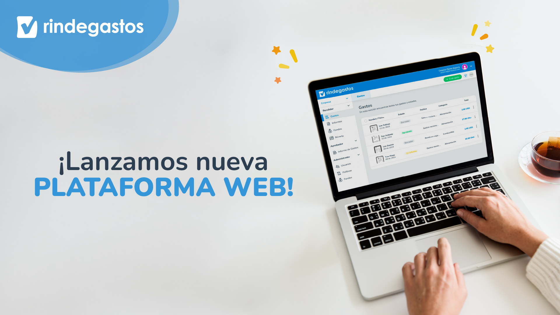 Plataforma Rindegastos: Mejoras para tus rendiciones de gastos