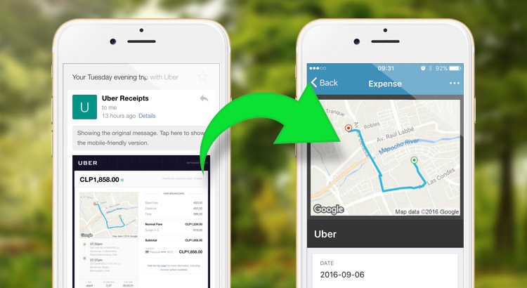 ¡Rinde tus viajes de Uber con Rindegastos!