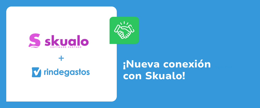 Skualo y Rindegastos: Nueva integración para rendir tus gastos