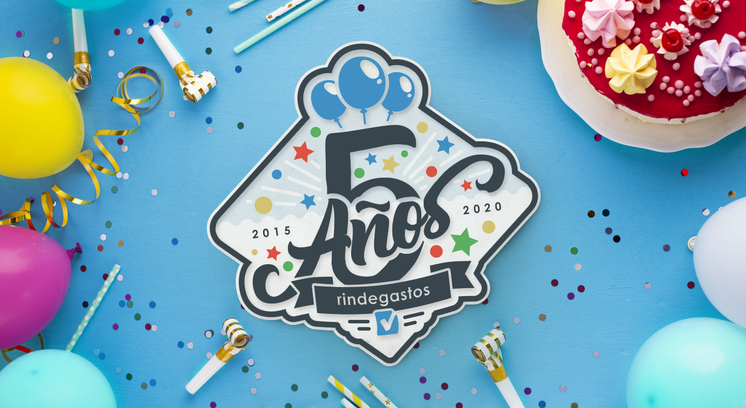 ¡En Rindegastos celebramos nuestro 5º aniversario!