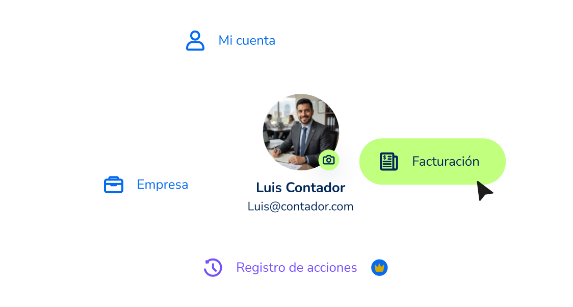 Configura y replica en Rindegastos